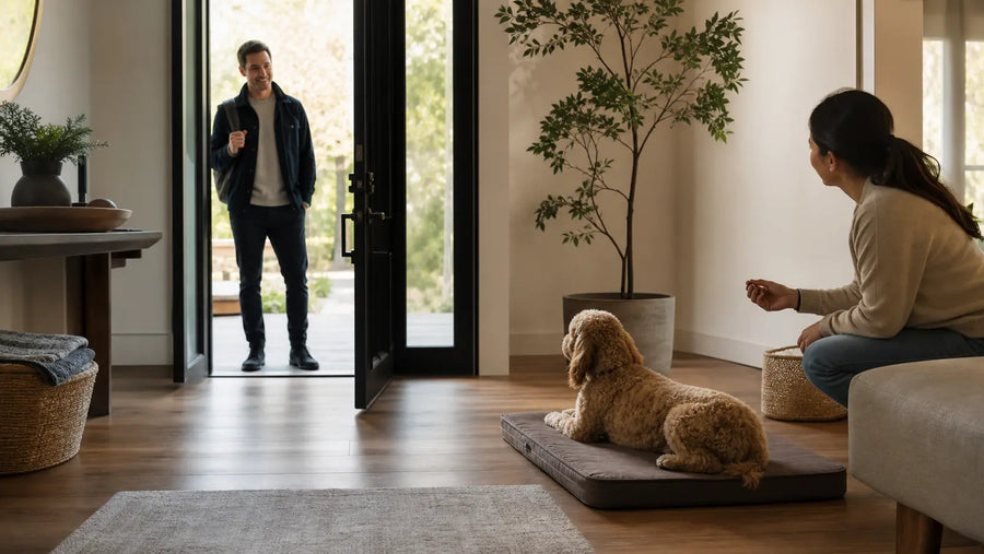 Dog Anxiety When People Come Over: A Calm Visitor-Arrival Plan