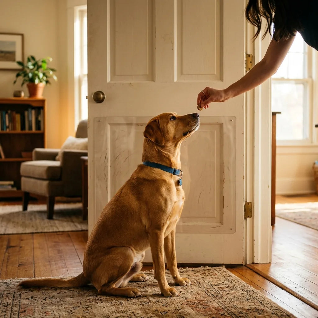 How to Prevent a Dog From Scratching the Door