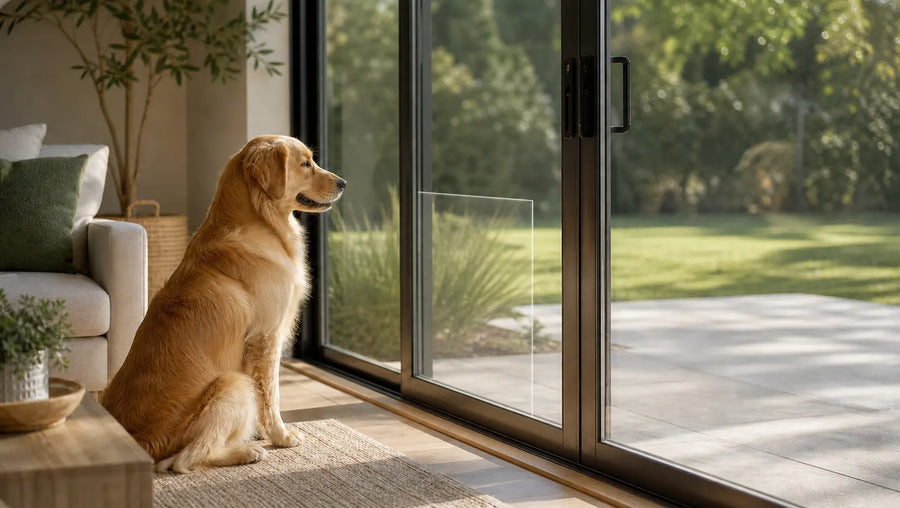 How to Protect a Sliding Glass Door From Dog Scratches Without Blocking the Track